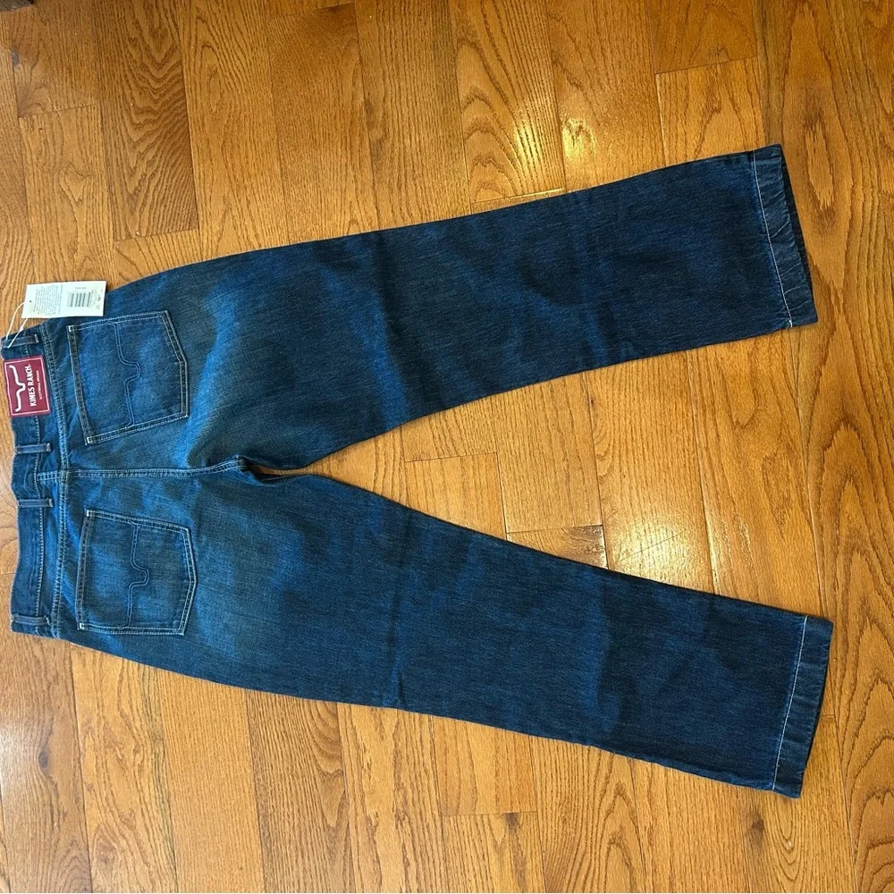 Kimes Ranch Men's Bootcut Jeans - Dark Blue - Picture 2 of 7